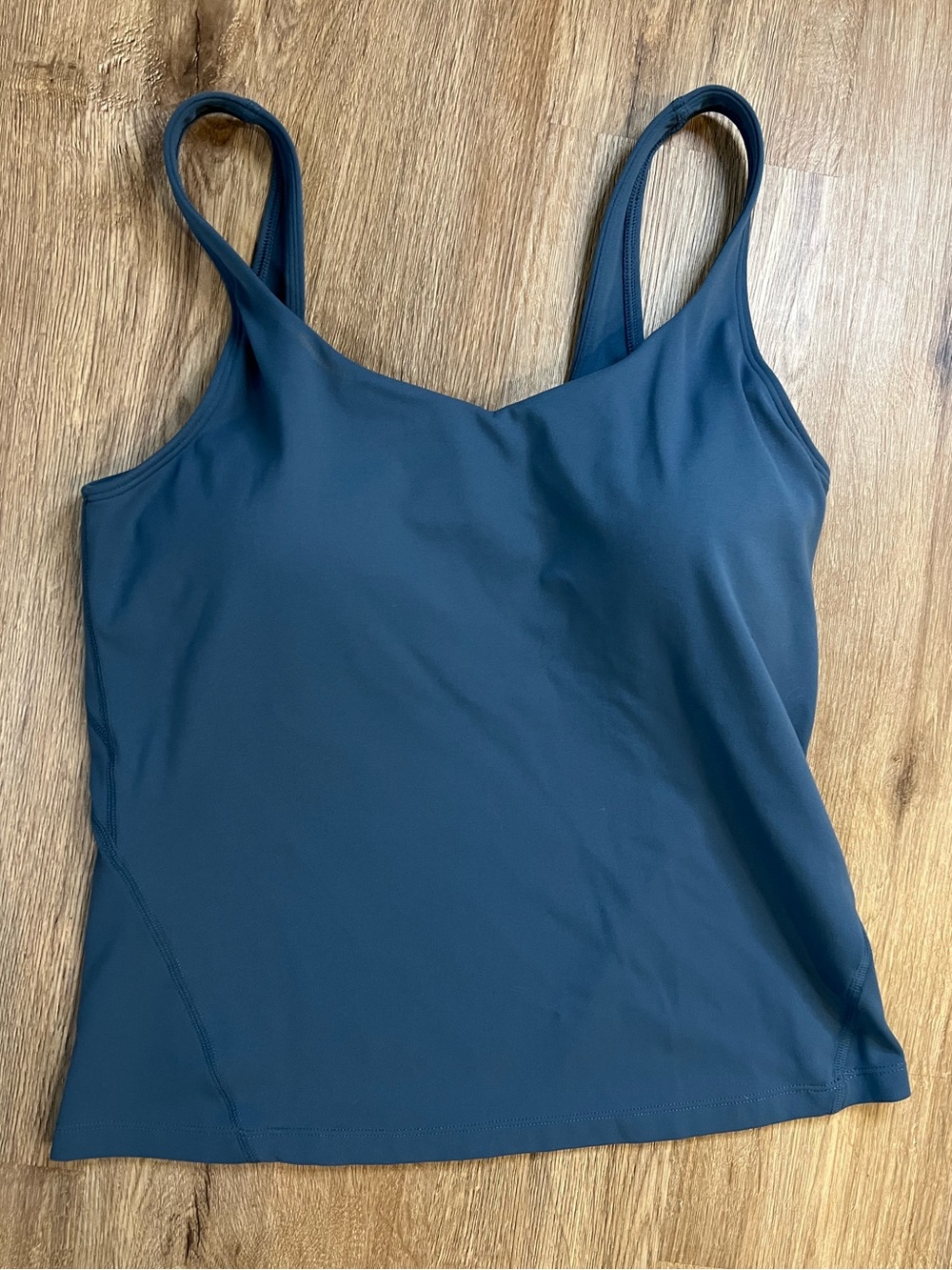 CRZ Yoga Built in Bra Women’s Blue Tank Top Large